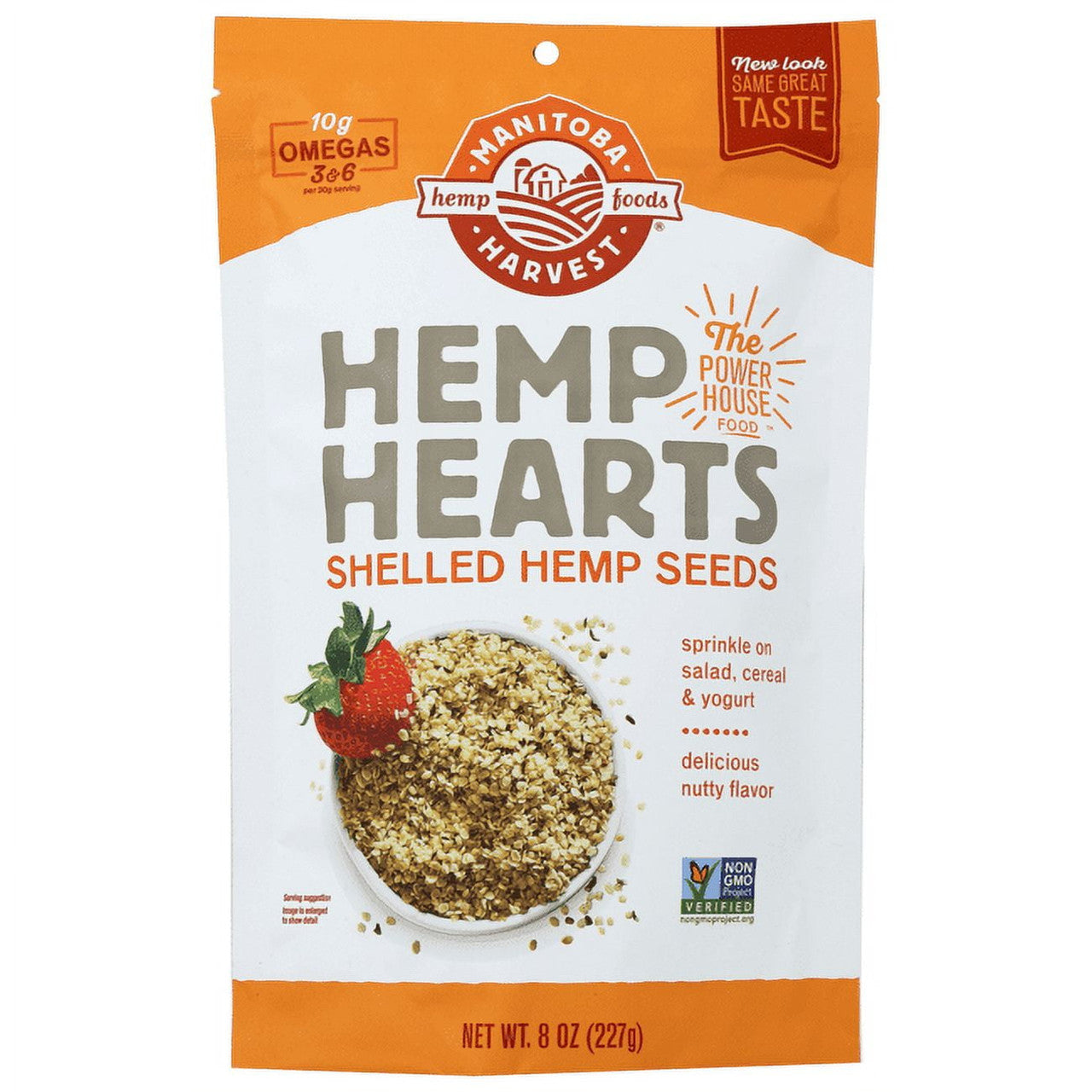 Manitoba Harvest Hemp Hearts Raw Shelled Hemp Seeds, 8 Oz